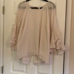 Lauren Conrad eyelet cotton top